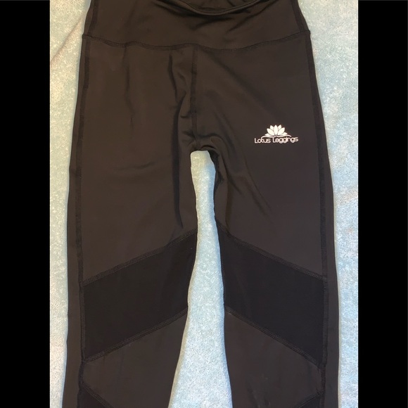 Lotus Leggings blackout  Mesh Sz small New - Picture 4 of 6